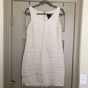 Cream Linen Dress